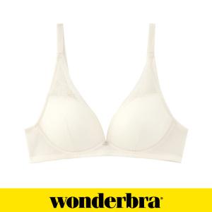 [Wonderbra]원더브라  노와이어 클래식 레이스 브라 라이트크림