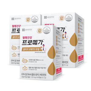 프로메가 알티지오메가3 듀얼,  60캡슐, 3개