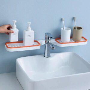 무타공 다용도 주방 욕실 수납 정리 세면대 트레이 움직이는 선반 편리한 실용성