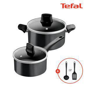 테팔 인덕션 뉴 프로스타일 냄비 2종세트(편수18+양수20)(+조리도구 1종)
