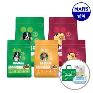 아이엠즈 건사료 1.5kg~3kg 골라담기+아이엠즈쇼핑백+배변패드+베베숲물티슈