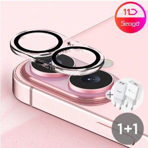 [서가] 1개+1개 갤럭시 아이폰 빛번짐 방지 카메라 보호 강화 필름