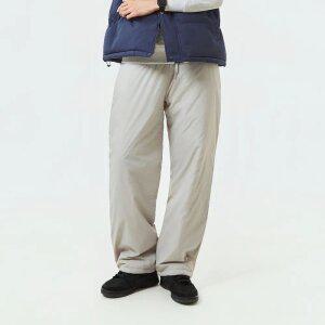 방한 와이드 패딩바지 남녀공용 겨울 양털 보온 방수 빅사이즈 와이드팬츠