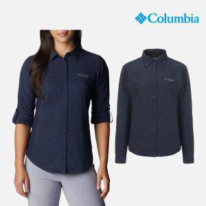 여성 긴팔 셔츠_네이비 (C42-AR9086)