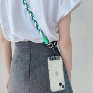 핸드폰 스트랩 목걸이 줄 전기종 핸드폰줄 (4color)