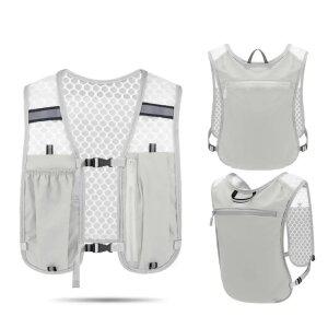 메쉬 경량 러닝조끼 반사띠 마라톤 등산베스트 트레일러닝 조끼가방