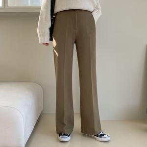 [시크릿라벨] 스트레이트핏밴딩모직슬랙스