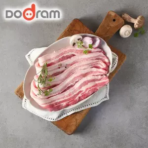 [도드람한돈] 미박 삼겹살(오겹살) 구이용 1kg