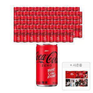 [코카콜라] 코카콜라 제로, 190ml, 60개 + 증정 ( 뷔 포토 아코디언북, 주문시 100% 증