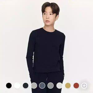 [지오다노주니어] 03025910 베이직 솔리드 긴팔 티셔츠