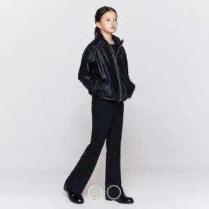 [지오다노주니어] 03416512 여아 립 부츠컷 트레이닝 팬츠