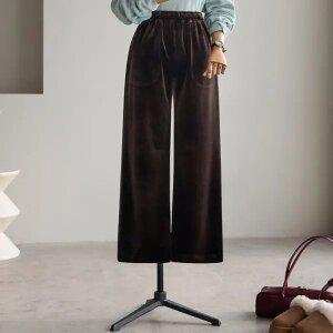 (안나앤플러스) A. 랜드 밴딩 벨루아 팬츠[팬츠D1126R04] 빅사이즈