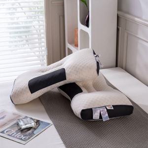 프리미엄 올꿀잠 경추 C커브 밸런싱 코어 에어 매쉬 기능성 베개 복원력 니트 향균성