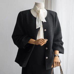 (안나앤플러스) A. 해라 트위드 자켓[자켓D1203H01] 빅사이즈