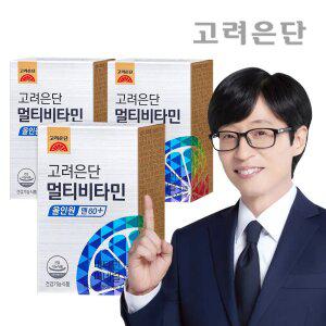 [본사직영] 고려은단 멀티비타민 올인원 맨 60+ 60정 X 3개 (6개월분)
