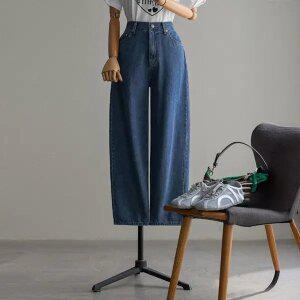 (안나앤플러스) A. 에빈 트윌 배기 밴딩 데님[데님D0328N01] 빅사이즈