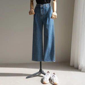 (안나앤플러스) 원스 핀턱 데님 팬츠[데님CUL32] 빅사이즈