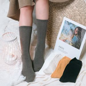 [프롬산타] 자체제작 여성용 장목양말 10켤레 롱롱무지 데일리/흰/검정/베이직/기본/원