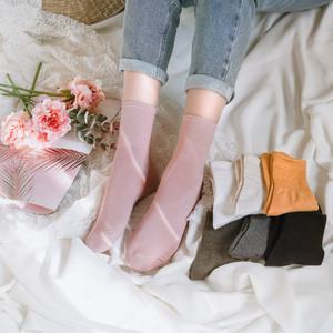 [프롬산타] 자체제작 10켤레 여성용 중목양말 데일리핏 세트 흰/검정/기본/면/데일리/