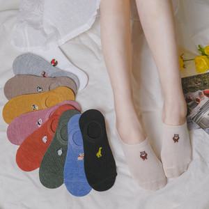 [프롬산타] 10켤레 여성용 10종류 빼꼼애니멀덧신세트 발목양말/학생/교복/로퍼/데일리