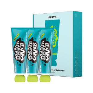 쿤달 구취&충치케어 딥 브레스커버 치약 100g, 3구, 머스캣민트,1개