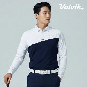 [볼빅 정품] 봄 남성 스판 긴팔티셔츠(효성 코트나 원단 사용)