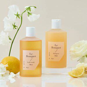[클렌징SET] 먼스앤데이즈 헤어바디세트 르 부케 플로럴향 (바디워시 300ml+샴푸 300m
