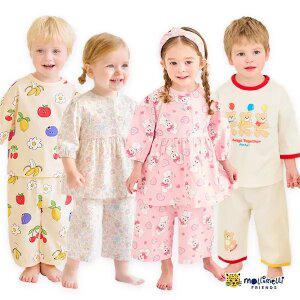 [몰리멜리프렌즈] 봄이 왔어요! 봄 신상 특.가! 7부/긴팔/유아잠옷/파자마/실내복/디즈