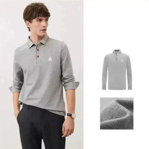 빈폴 남성 터틀넥 스프라이프 순면 카라넥 긴팔티셔츠 BC5342CBB3