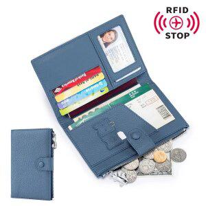 여성 도난방지 여권 카드 지갑