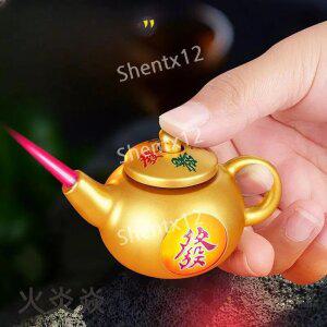 회전 LED 라이터 남자친구 선물 창의적 디자인 방풍 특이한