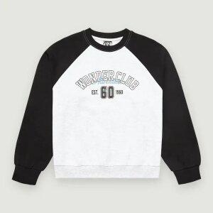 [행텐주니어]여아 원더셋업 레터링 라글란 맨투맨-SE6581448013107