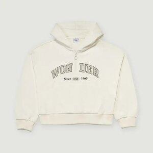 [행텐주니어]여아 레터링 포켓 하프집업 후드티셔츠-SE2131446013112
