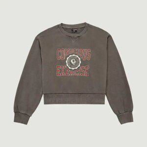 [행텐주니어]여아 피그먼트 크롭 맨투맨-SE2171446013131