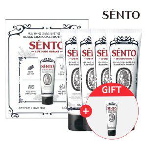 프.라임 블랙차콜 고.불소치약 스피아.민트향 120g 4개 +블랙차콜1개