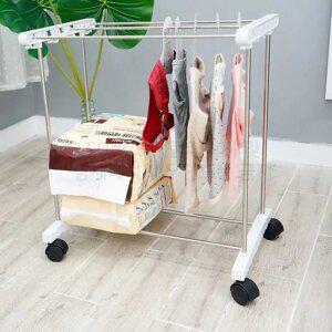 강아지 전용 옷장 국내제작 이동식 1단 애견 행거