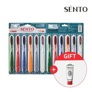 프.라임 딥클린 초.미세모 빅헤드 점.보칫솔 12개 +구취케어1개