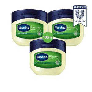바세린 젤리 알로에 100ml 3개