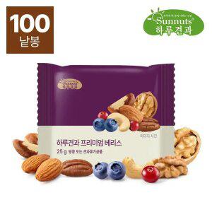 [하루견과] 썬넛트 프리미엄 베리스 25g x 100봉 /프리미엄 건견과