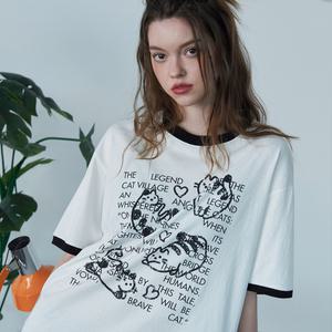 루나 테일 링거 반팔티 아이보리