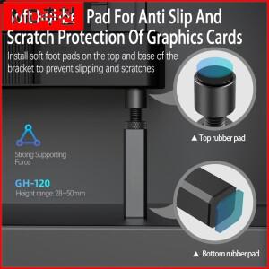 UTHAI 그래픽 카드 알루미늄 합금 브래킷, 데스크탑 컴퓨터 수직 잭 나선형 텔레스코픽 지지대, GH120