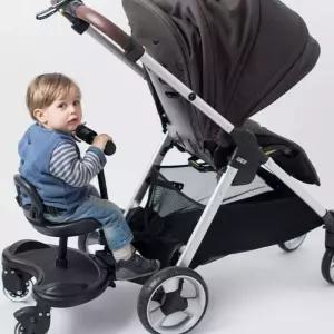 유모차 보조 의자 둘째 핸들바 보조의자 연결의자 발판 연장