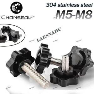 M5 M6 M8 304 스테인리스 스틸 스타 베이클라이트 육각 나사 핸드 볼트 노브