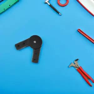 2세트 접이식 트롤리 핸들 조인트 - 견고한 플라스틱 커넥터는 22mm 튜브에 적합합니다 - 다용도 유모차 핸