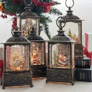 bns 크리스마스 직사각 랜턴 워터볼 5type 드므 크리스마스틴박스 크리스마스선물 틴박스