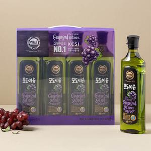 해표 포도씨유 900ml x 4개 설날 추석 명절 식용유 선물세트
