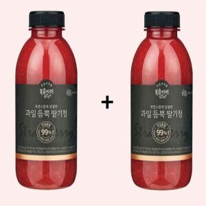 [복음자리] 공식판매처 과일듬뿍딸기청 1+1 총2개  과일함량99