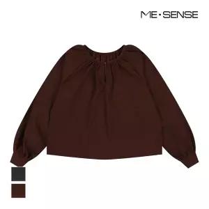 [미센스] 셔링디자인 블라우스_MB49BLS312Z