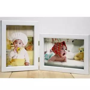 양면접이액자 가로 세로 혼합형 사진액자 박스화이트