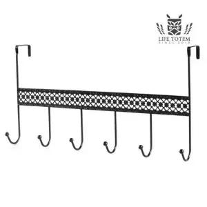 라이프토템 메탈 패턴 도어훅 행거(일자) (YL-138-6)_8159-ik